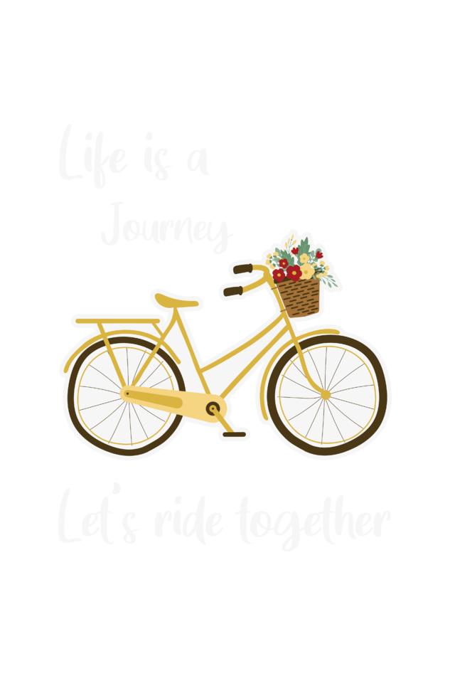 🚴‍♀️ Life is a Journey round neck t-shirt