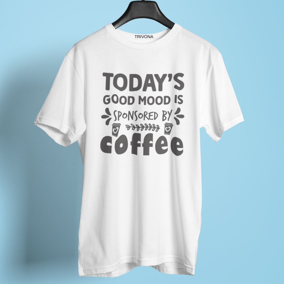 Unisex Coffee Lover's Round Neck Half Sleeve T-Shirt ☕