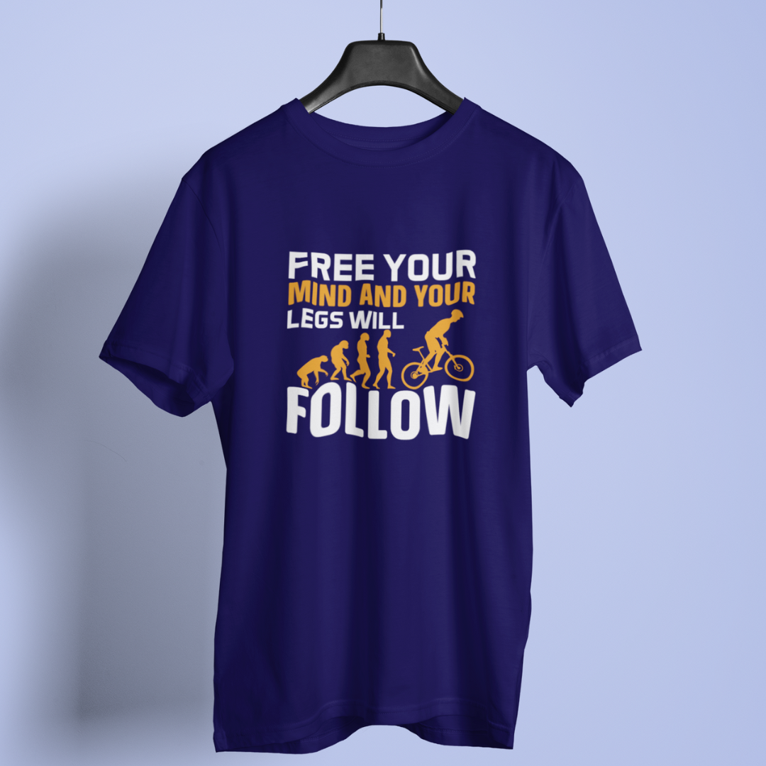 Free Your Mind round neck t-shirt