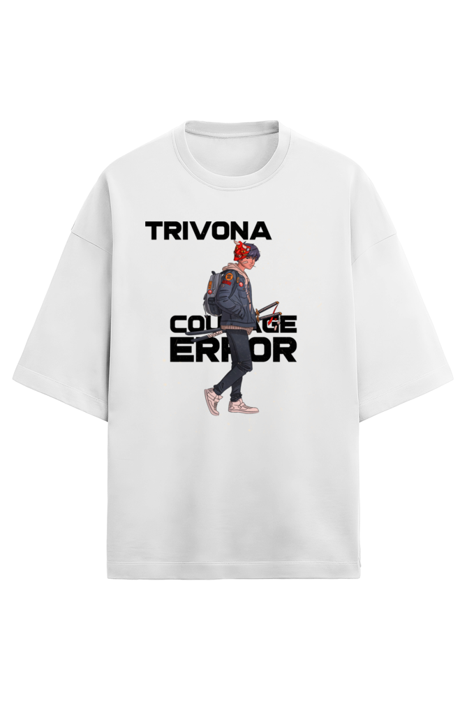 Anime Oversized Terry Tee – Unisex Comfort