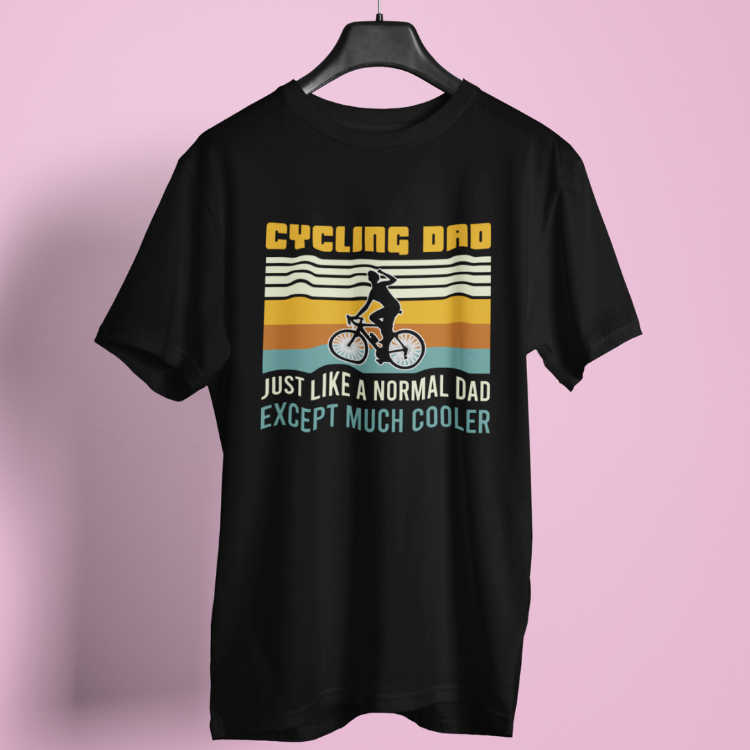 Cycling DAD round neck t-shirt Iconic