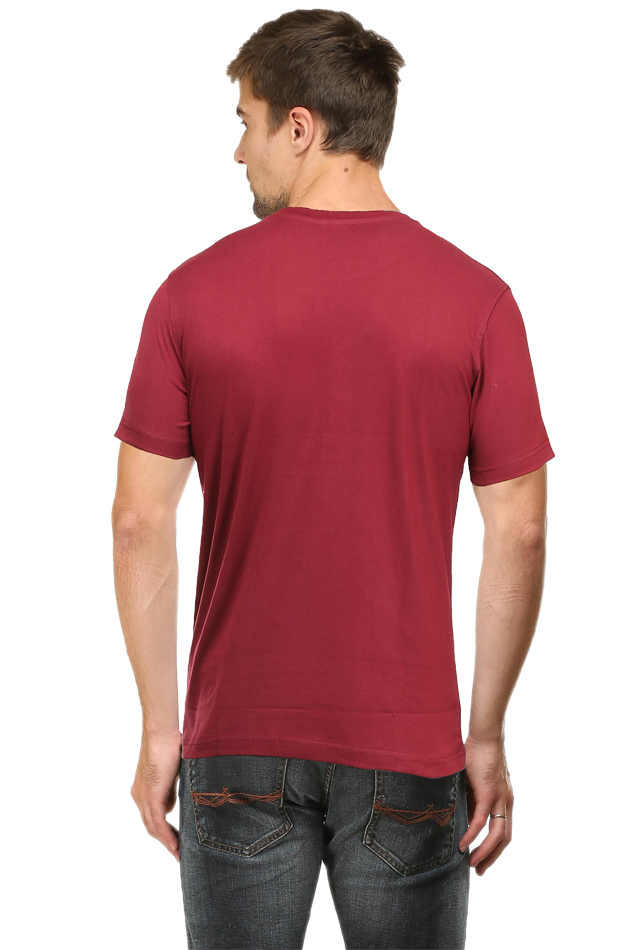 Star Round Neck Half Sleeve Classic T-Shirt