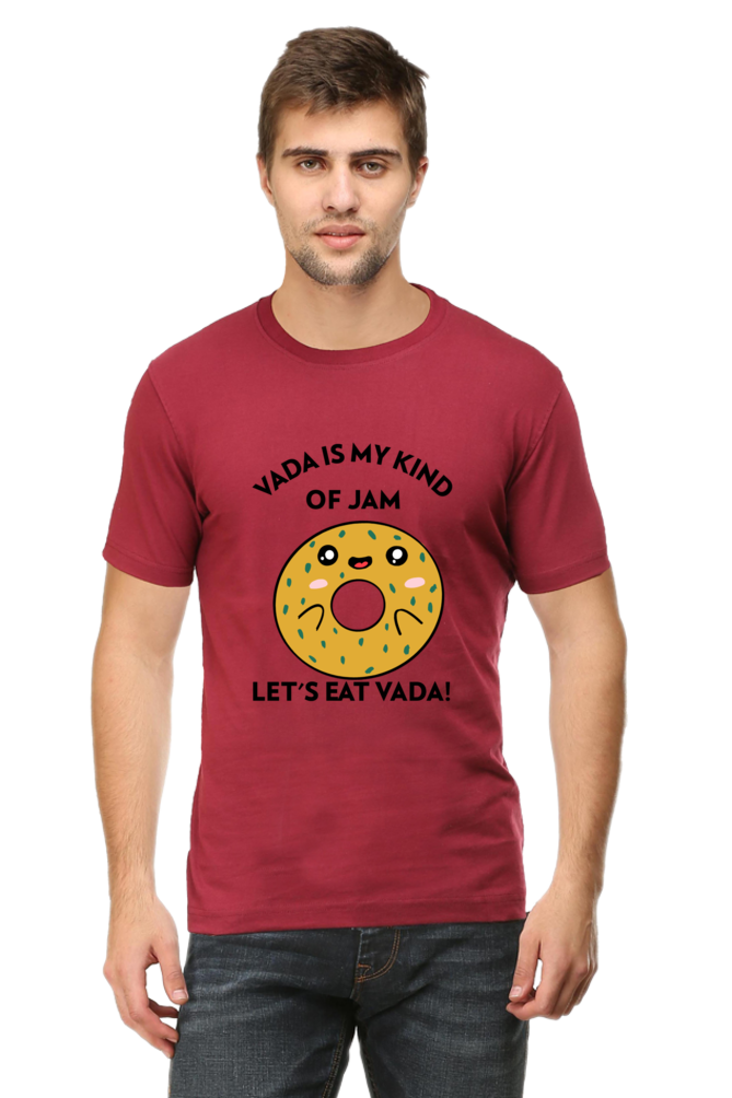 Let's eat vada Round Neck T-Shirt