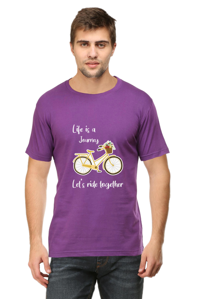 🚴‍♀️ Life is a Journey round neck t-shirt