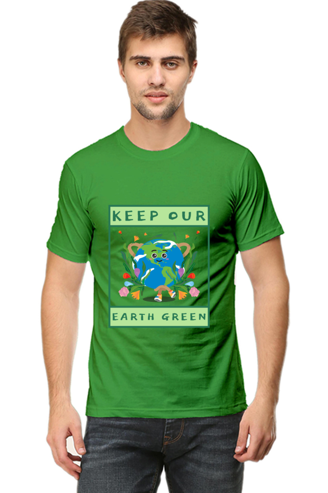 Keep our earth green Round Neck T-Shirt