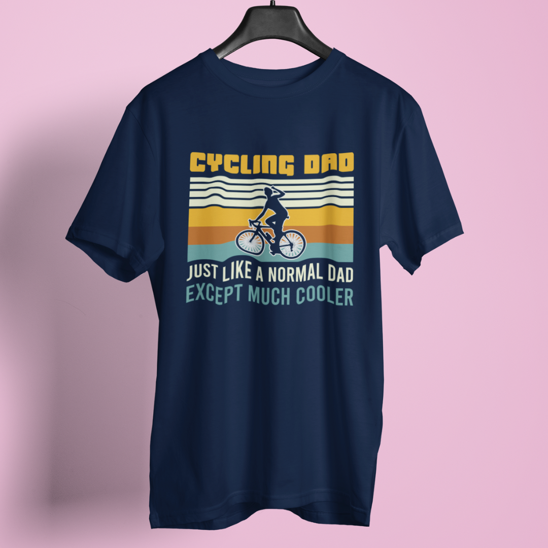 Cycling DAD round neck t-shirt Iconic