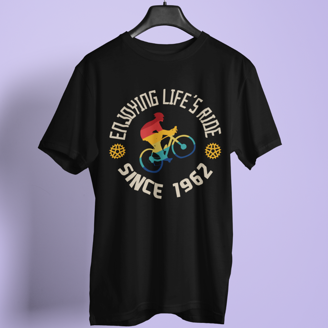 Enjoying life's ride  round neck t-shirt