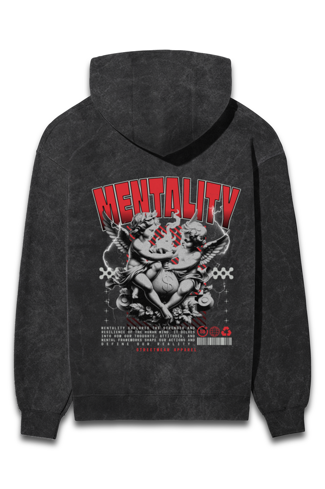 Acid Wash Hoodie – Mentality-Inspired Streetwear for Ultimate Comfort