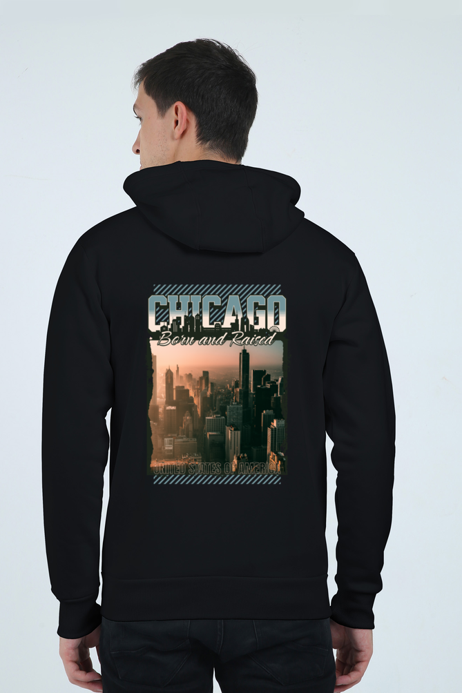 Chicago Heavy Zip Hoodie for Men & Women – Premium Quality, Warm & Stylish Hoodie