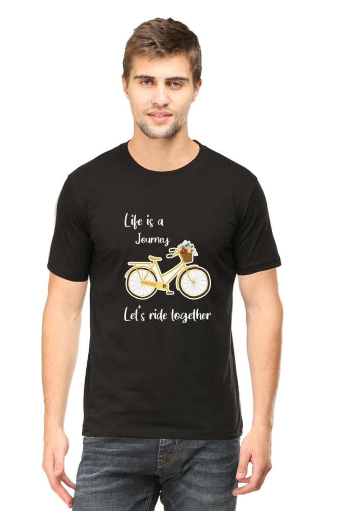 🚴‍♀️ Life is a Journey round neck t-shirt