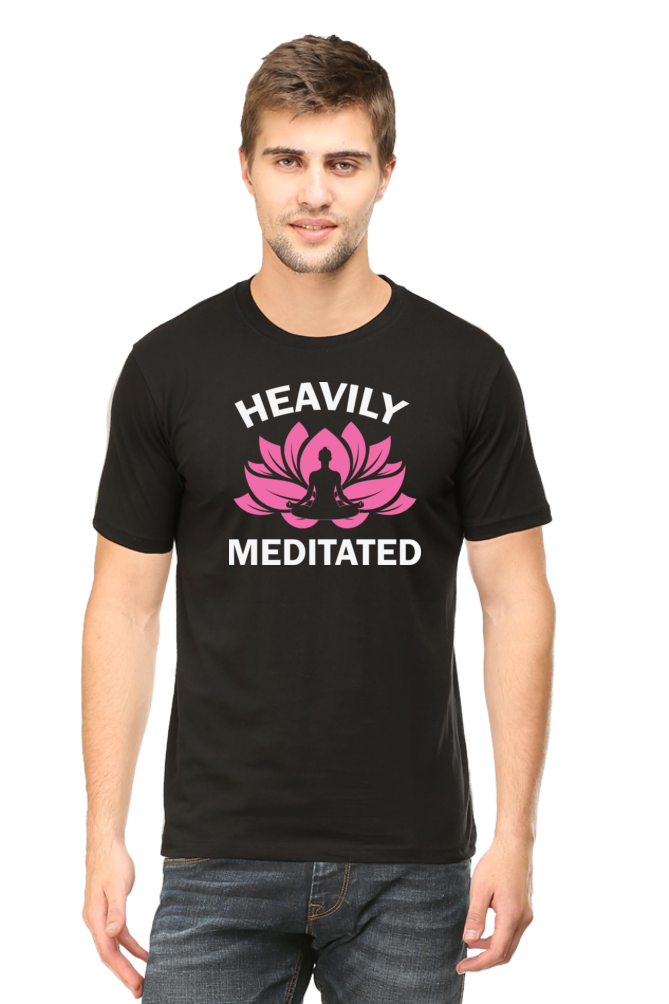 Heavily Meditated round neck t-shirt Iconic