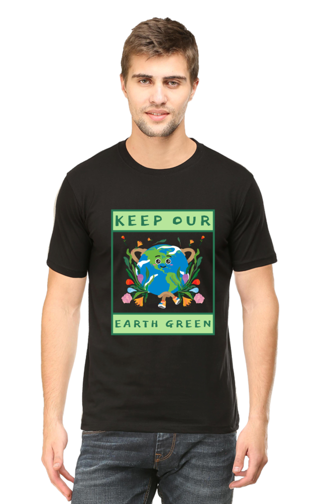 Keep our earth green Round Neck T-Shirt