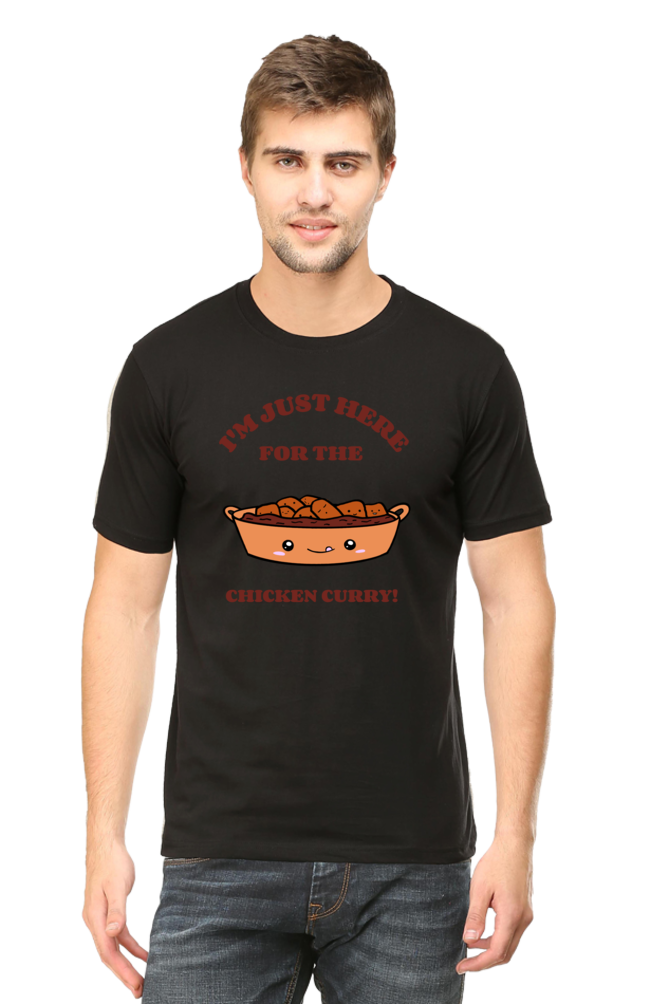 Just for chicken curry Round Neck Food T-Shirt