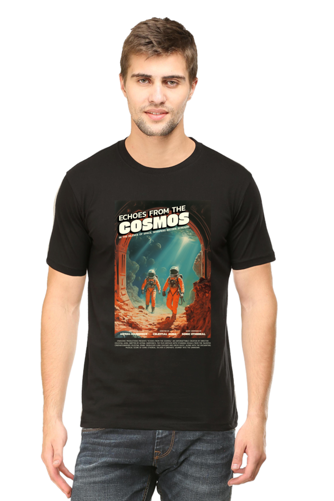 Echoes from the cosmos Planet Round Neck T-Shirt