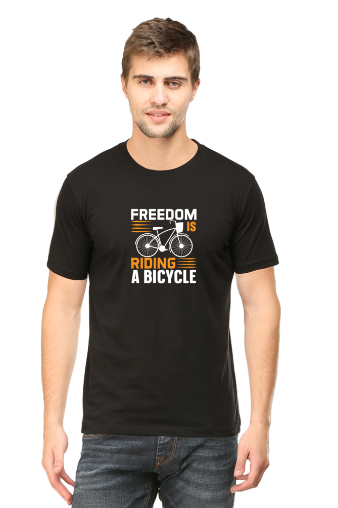 RIDING BICYCLE T-SHIRT