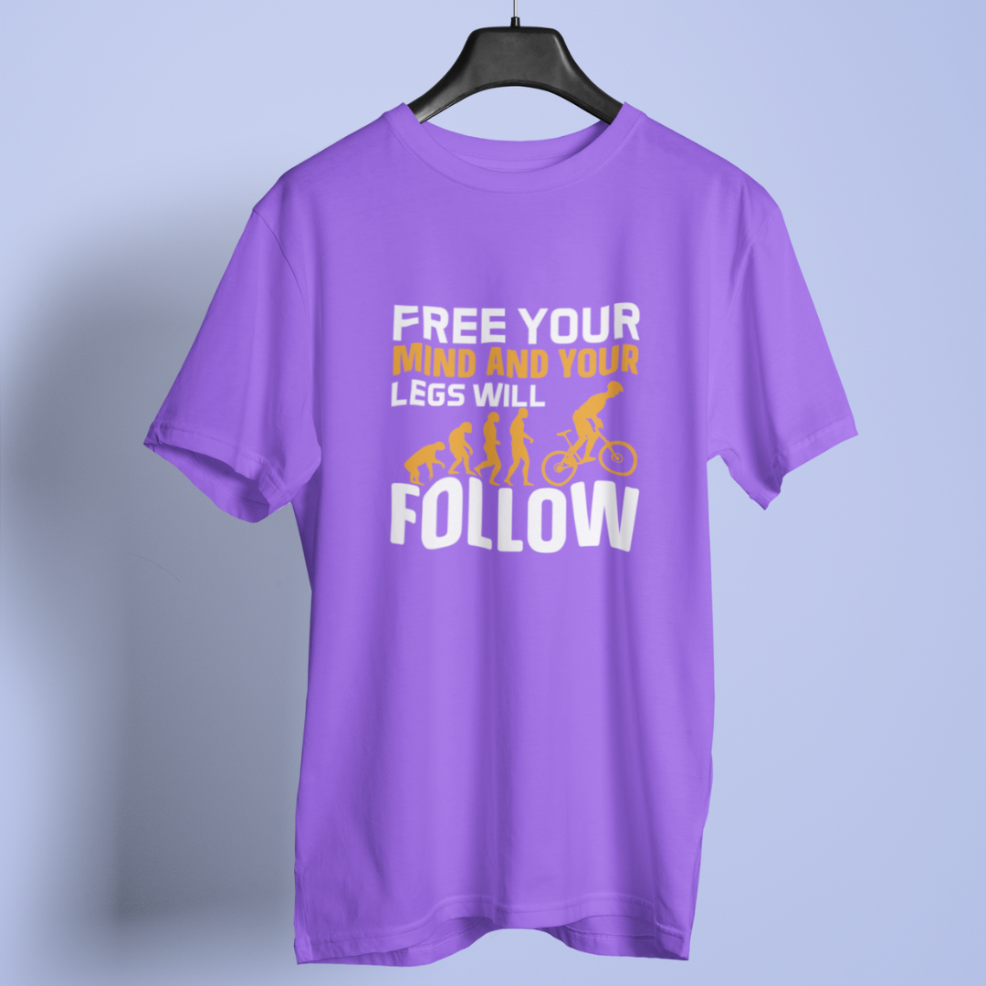 Free Your Mind round neck t-shirt