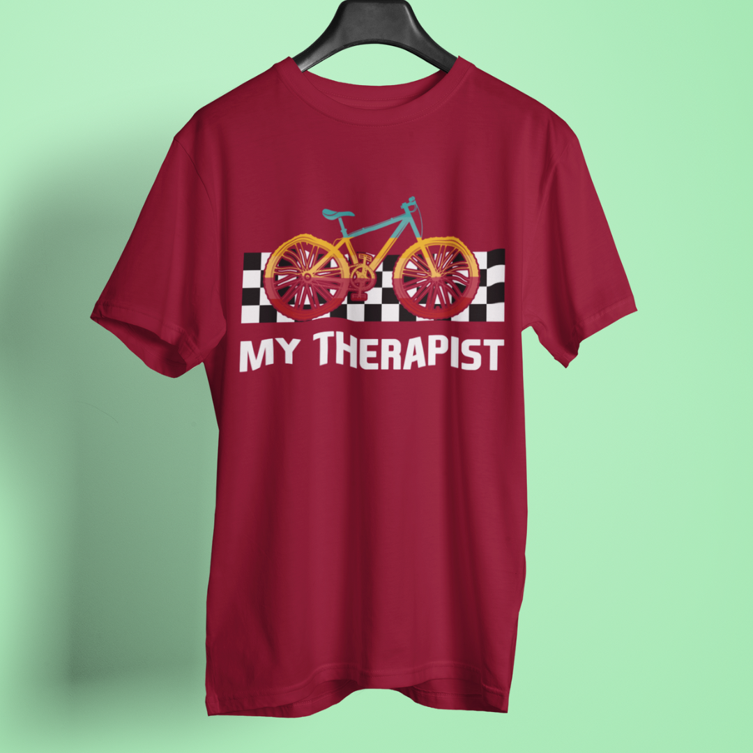 My Therapist round neck t-shirt Heritage