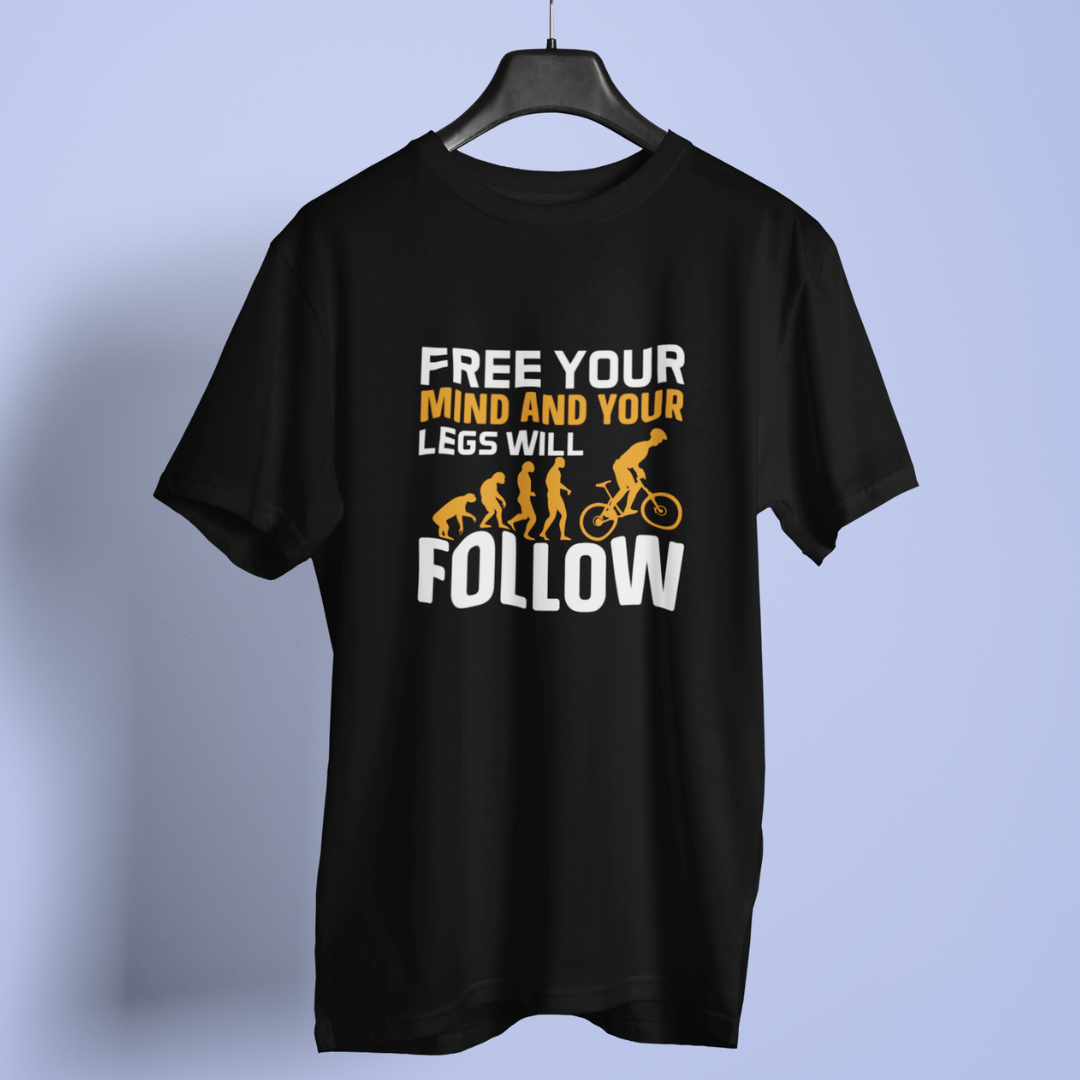 Free Your Mind round neck t-shirt