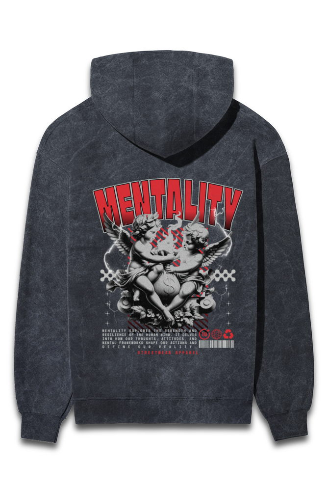 Acid Wash Hoodie – Mentality-Inspired Streetwear for Ultimate Comfort