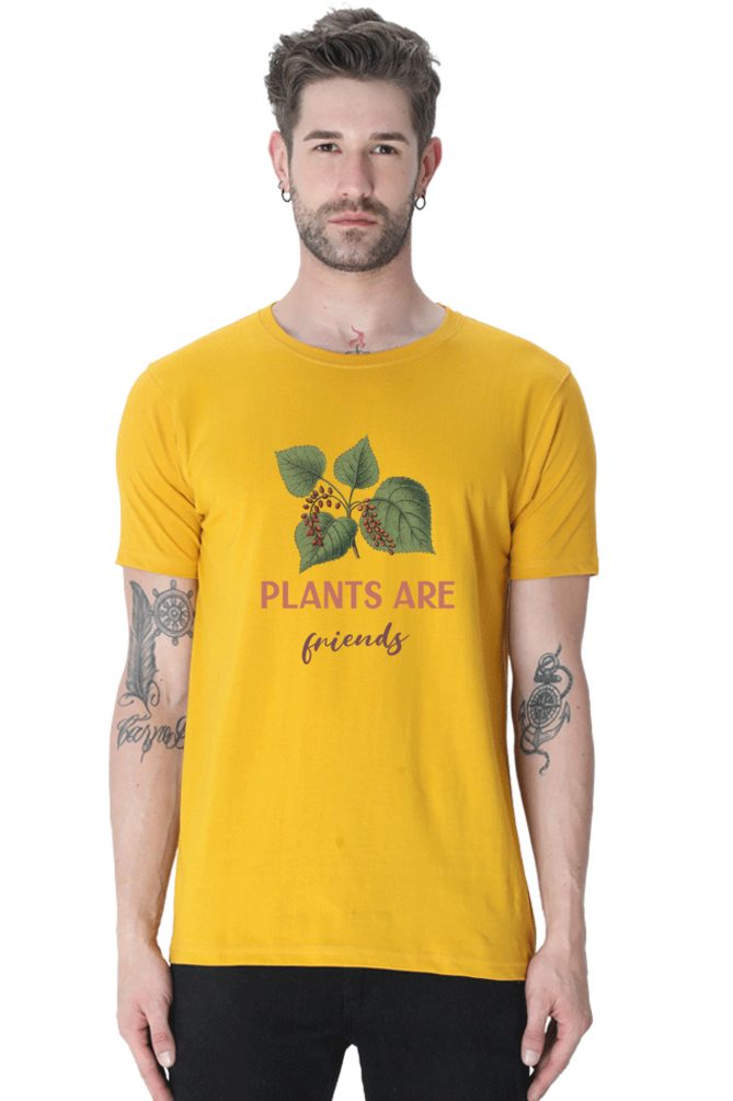 Plant are friends Round Neck Classic T-Shirt