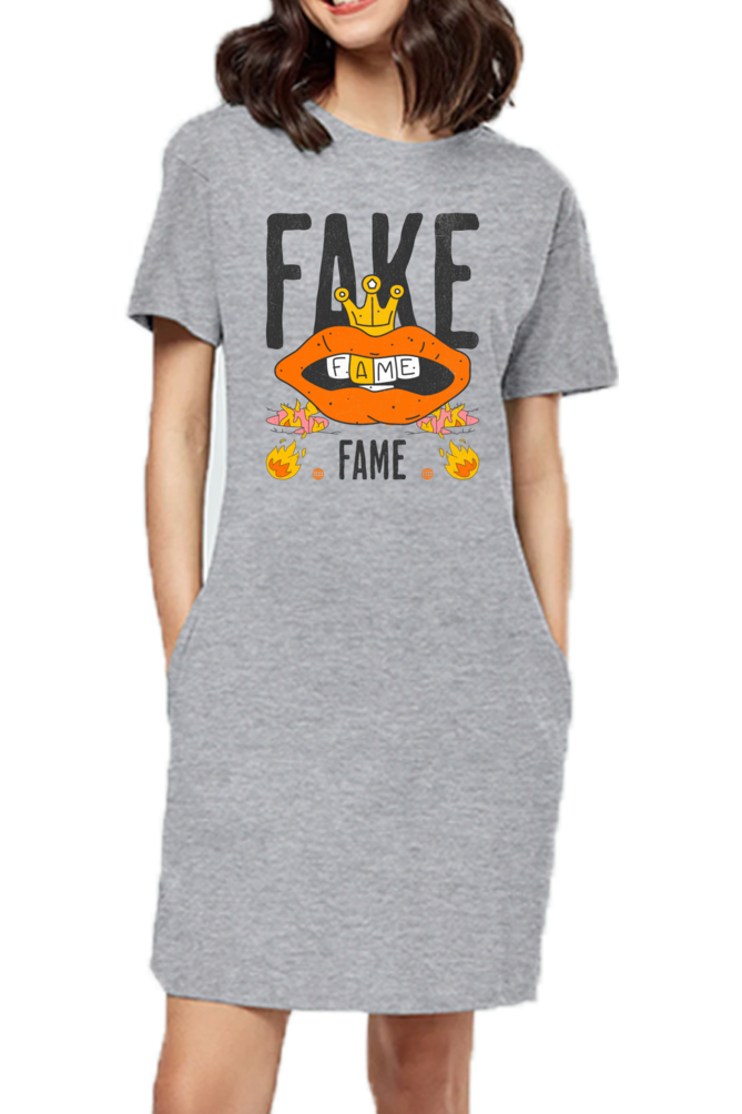 Fake t-shirt dress