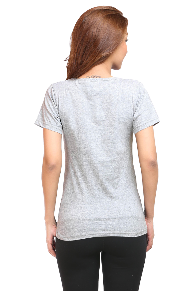 Female Round Neck Half Sleeve T-Shirt - Dog Lover's Classic