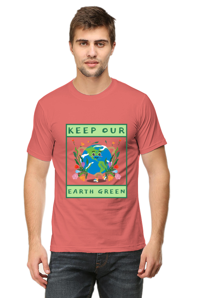 Keep our earth green Round Neck T-Shirt