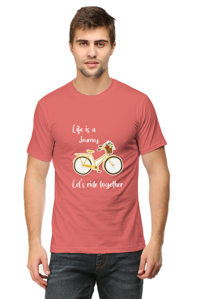 🚴‍♀️ Life is a Journey round neck t-shirt