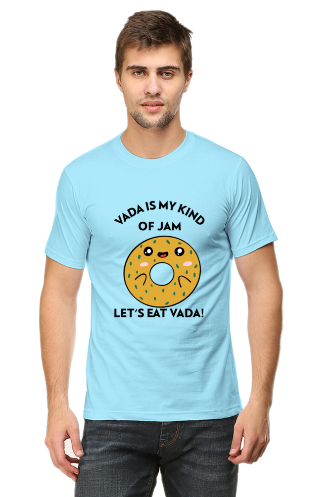 Let's eat vada Round Neck T-Shirt