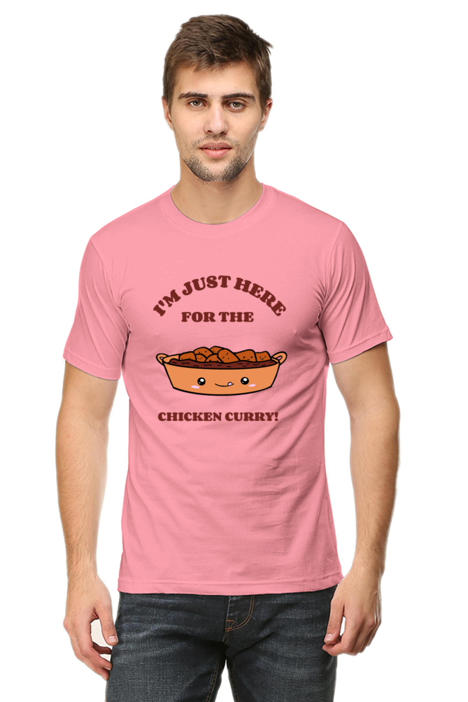 Just for chicken curry Round Neck Food T-Shirt