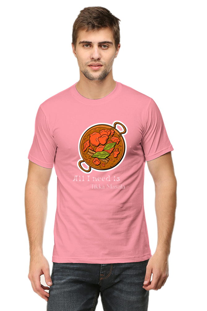 Tikka Masala Round Neck food T-Shirt