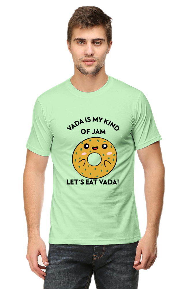 Let's eat vada Round Neck T-Shirt