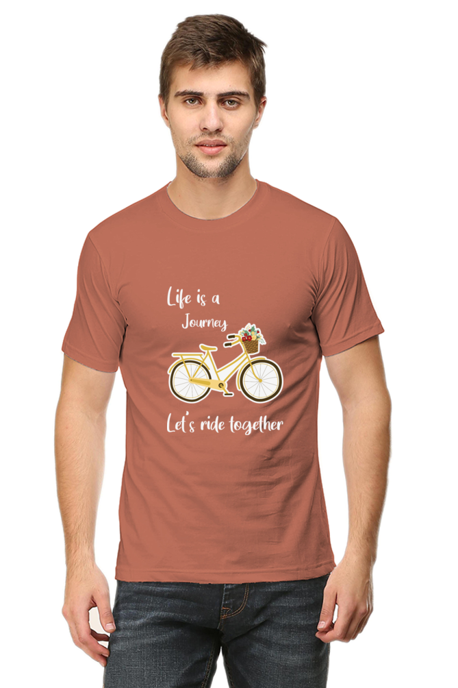 🚴‍♀️ Life is a Journey round neck t-shirt