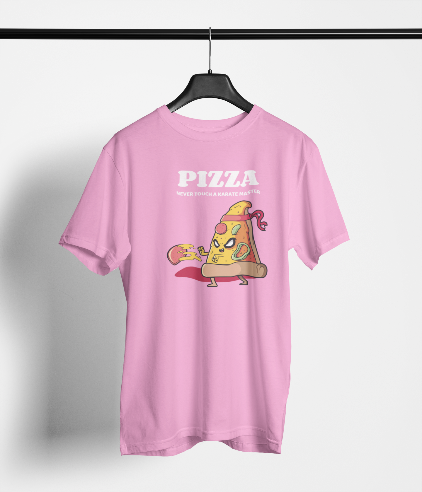 Pizza Never touch a karate master Pizza Vibes Tee