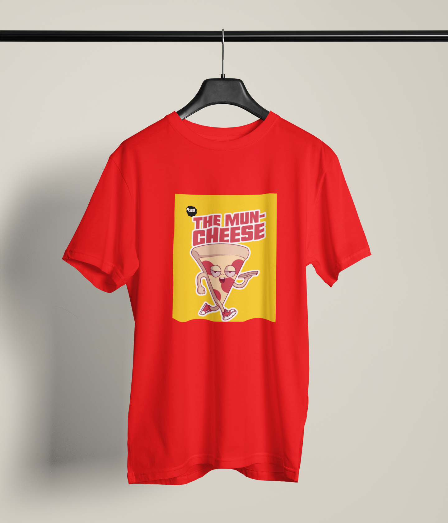 The mun-cheese Pizza Vibes Tee