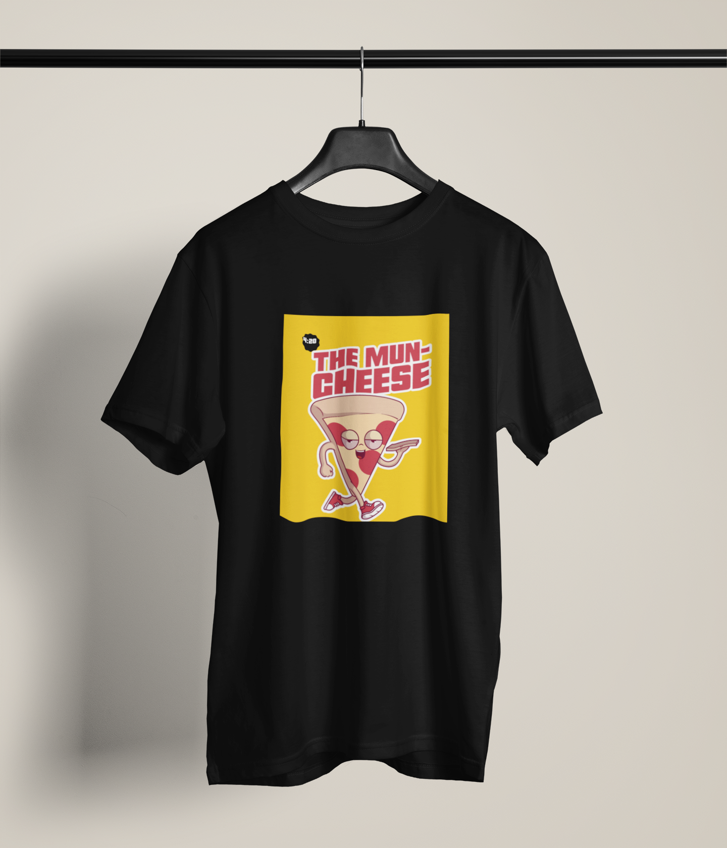 The mun-cheese Pizza Vibes Tee