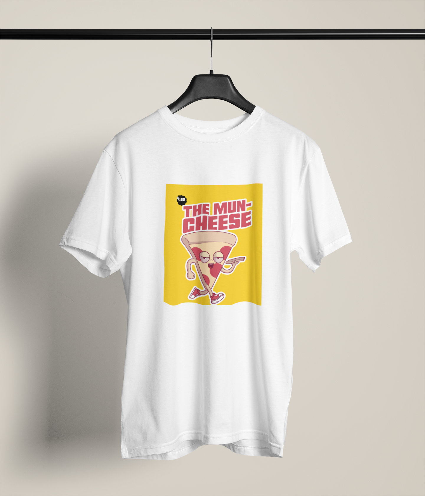 The mun-cheese Pizza Vibes Tee